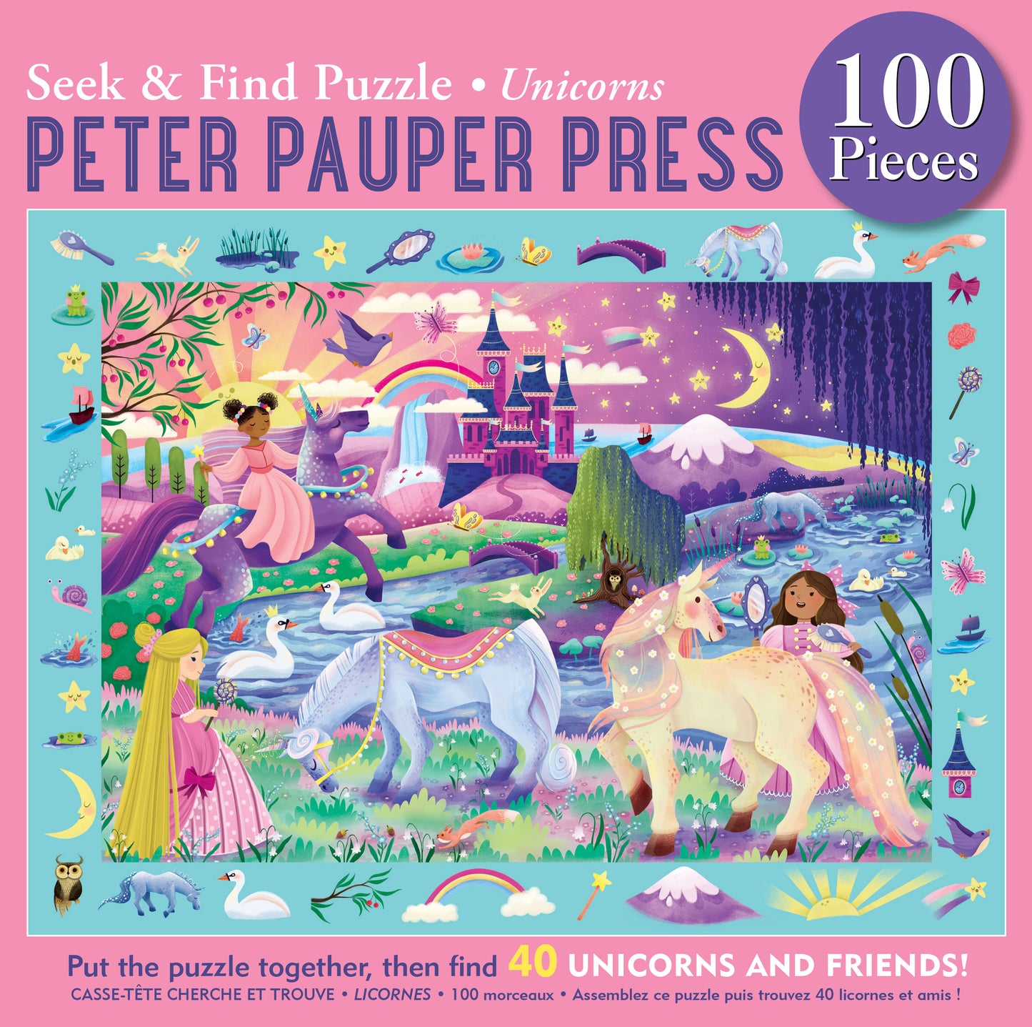 Unicorns Seek & Find Puzzle 100 Pieces
