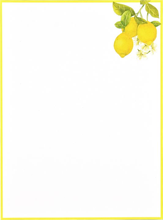 Amalfi Lemons Stationery Set