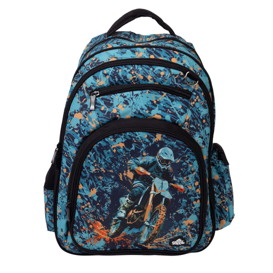 Spencil Big Kids Backpack - Moto Camo Trax