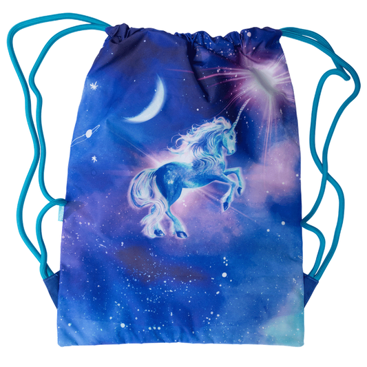 Spencil Big Drawstring Bag - Moonlit Unicorn