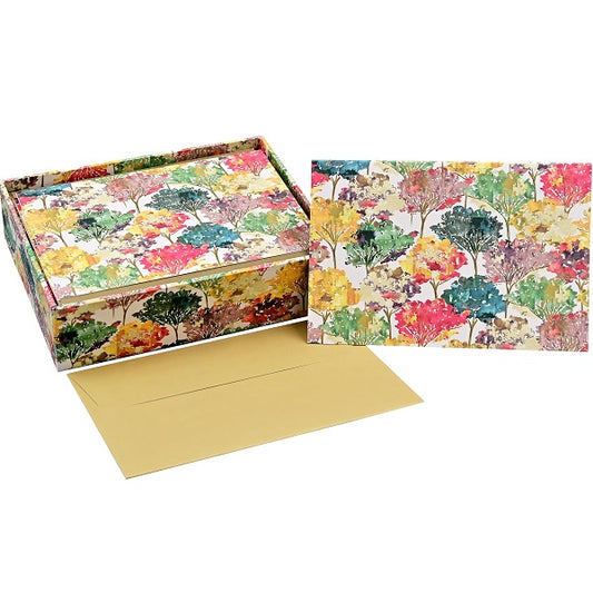 Autumn Leaves Note Cards