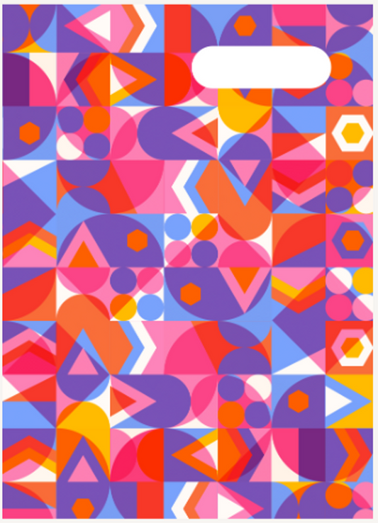 Spencil A4 Book Cover - Geo Pop 1