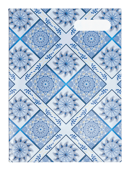 Scrapbook Cover Boho Blue 1