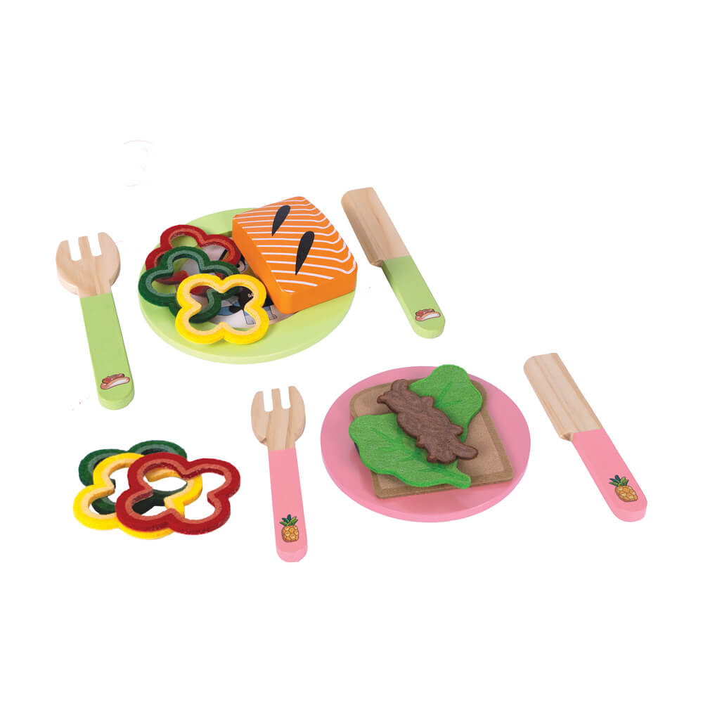 Bluey - Wooden Tabletop BBQ Set