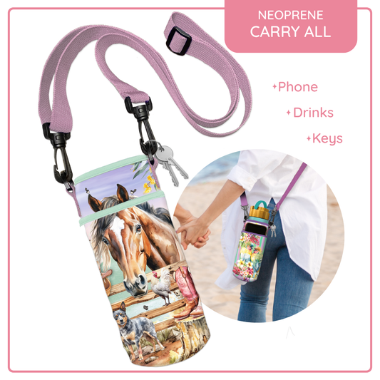 Bottle Phone Carry-all - Country Dusk