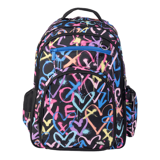 Spencil Triple Backpack Hearts & Crosses