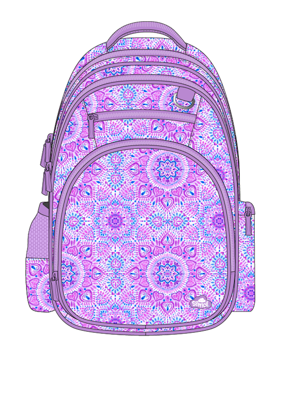 Spencil Triple Backpack Sweet Hearts