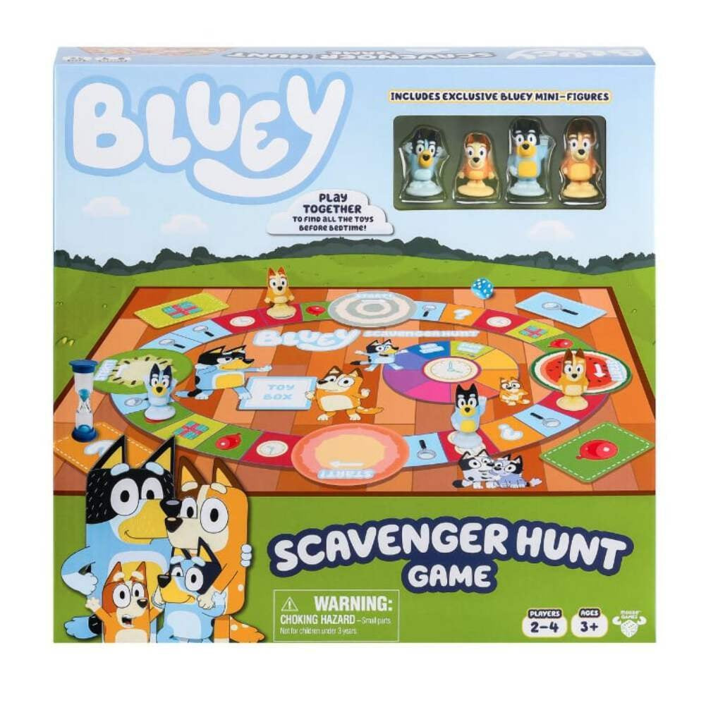 Bluey Scavenger Hunt Game – Paper Shop & More