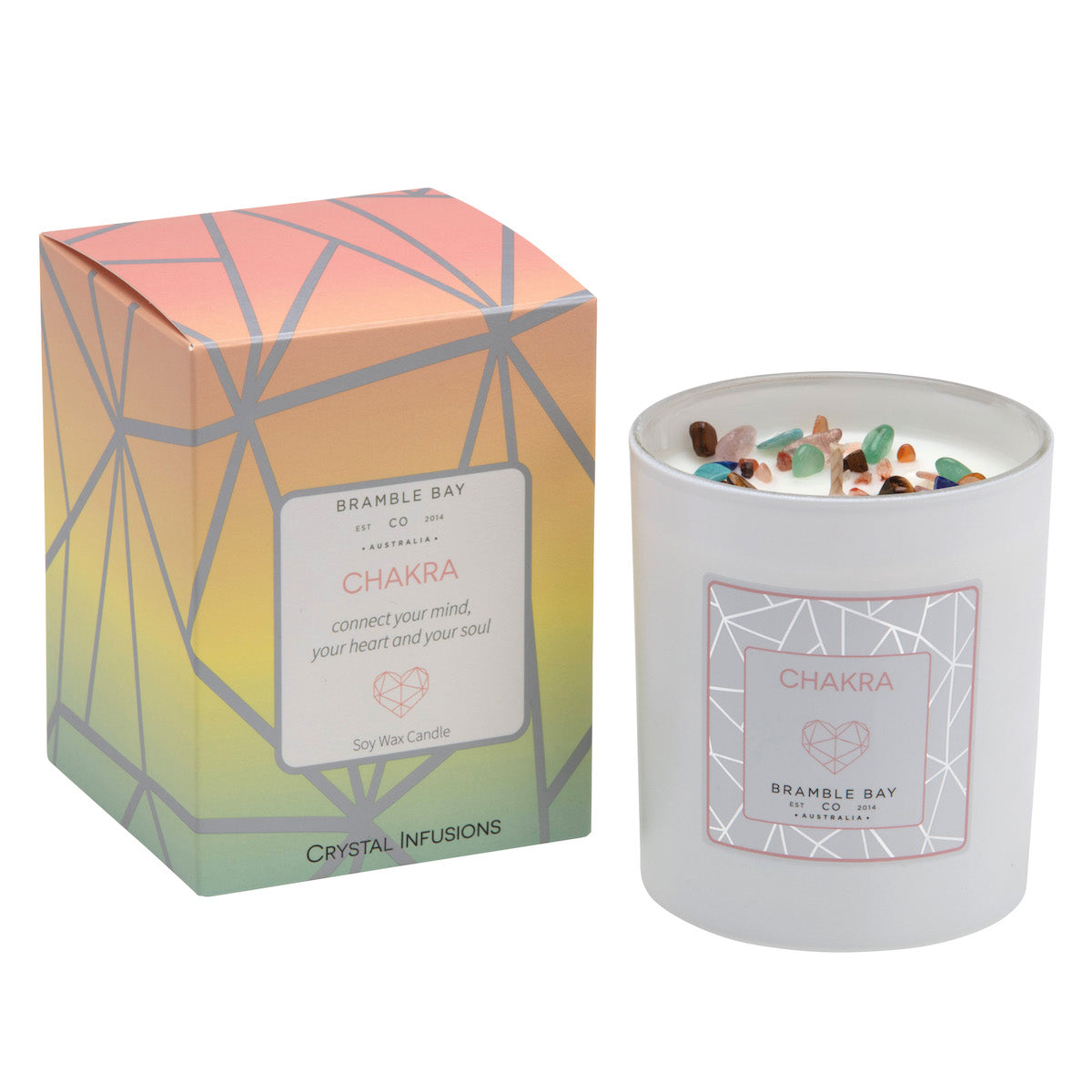 Chakra Crystal Infusions Candle