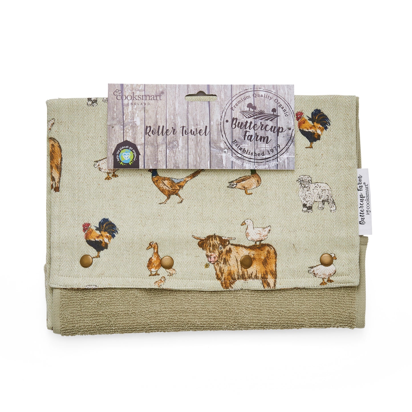 Buttercup - Roller Towel - Organic Cotton