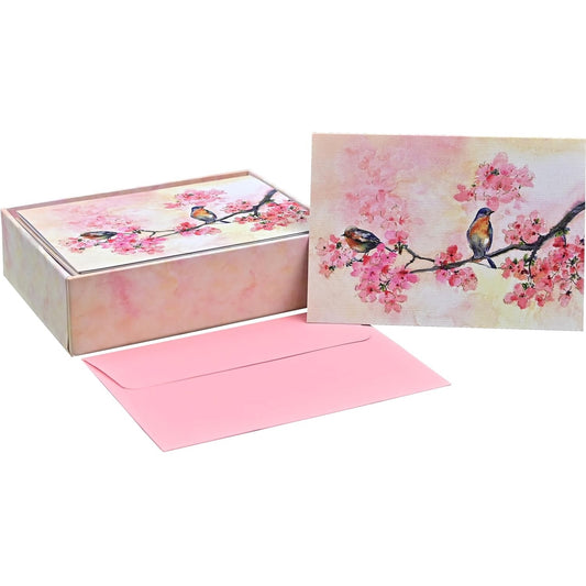 Cherry Blossoms in Spring Note Cards