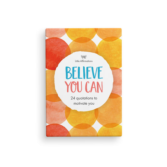 24 Inspirational Affirmation Cards - Believe You Can