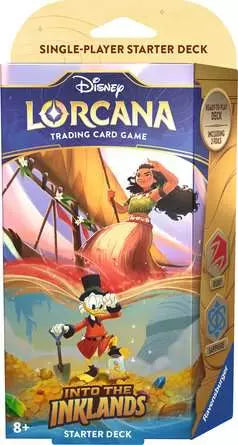 Disney Lorcana Into the Inklands Starter Deck Ruby/Sapphire