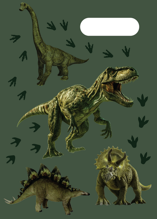 Spencil A4 Book Cover - Jurassic Kingdom 2