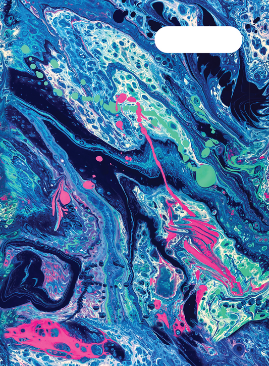 Spencil Scrapbook Cover - Liquid Marble