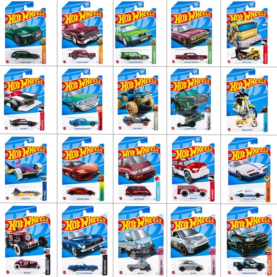 Hot Wheels Diecast Vehicle Assorted Paper Shop & More