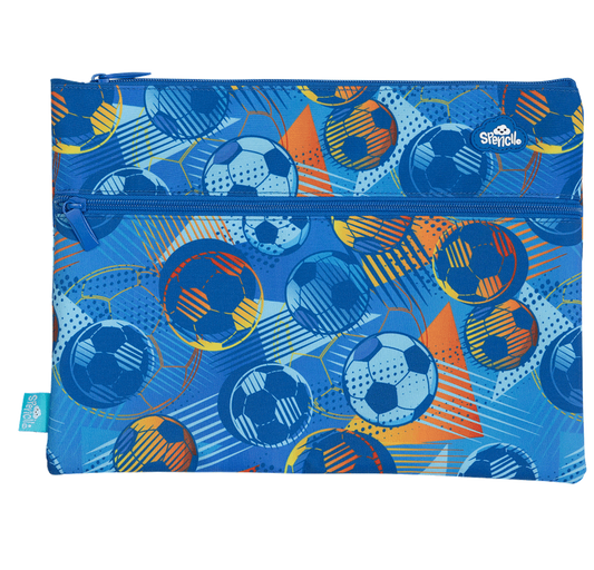 Spencil A4 Twin Zip Pencil Case Game On