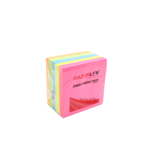 Adhesive Notes 76x76 Neon Pack of 5