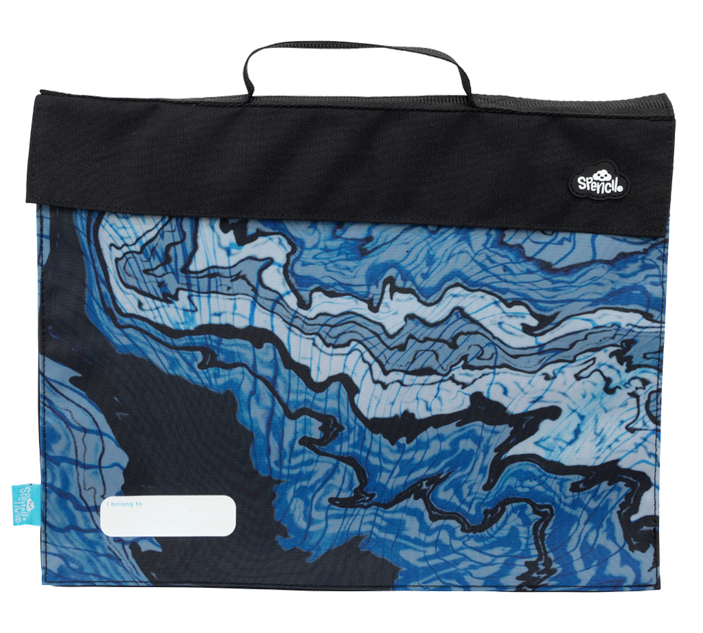 Spencil Library Bag - Ripple Effect