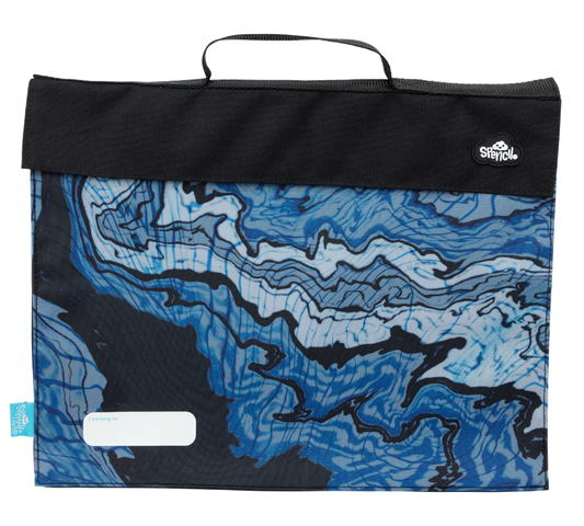 Spencil Library Bag - Ripple Effect