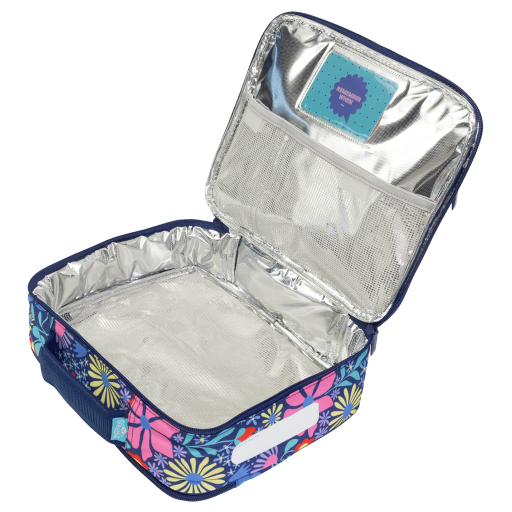 Spencil Big Cooler Lunch Bag - Flower Fun