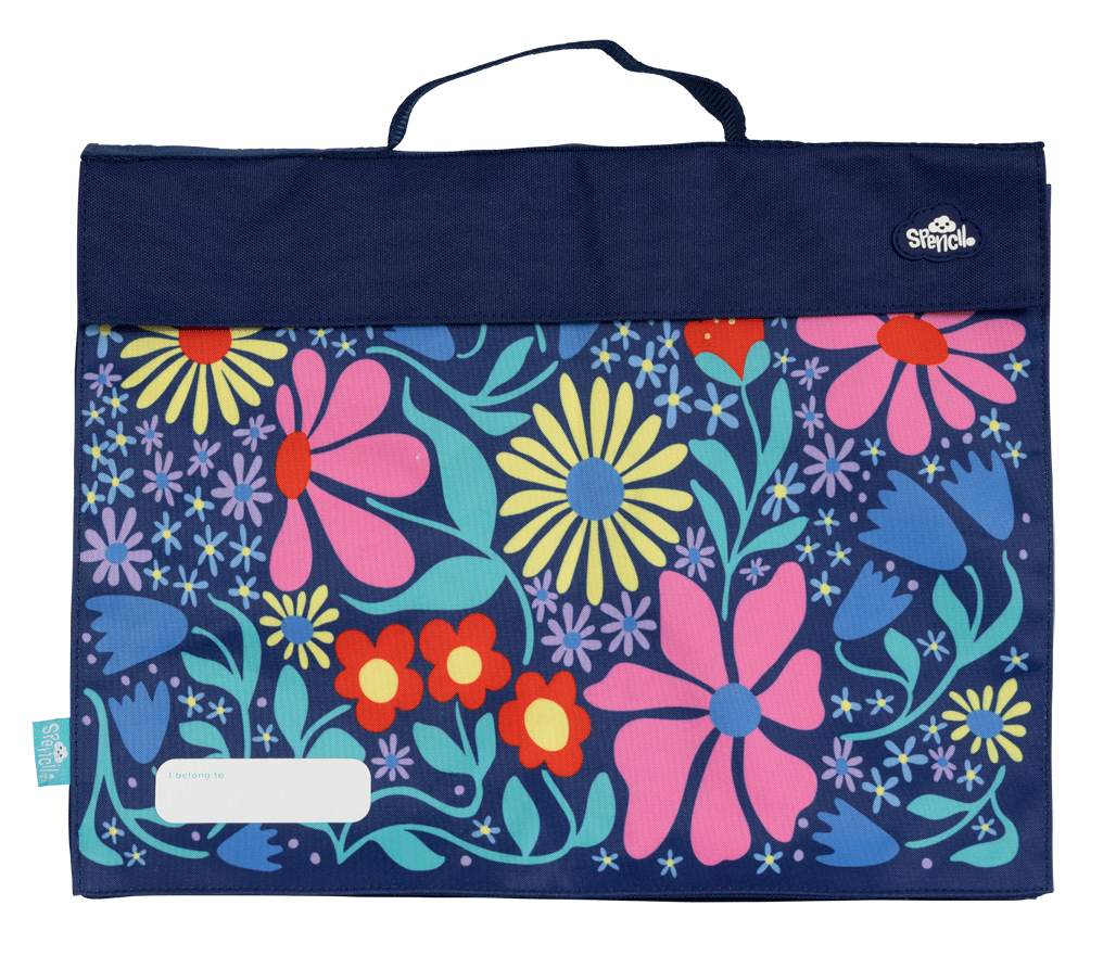 Spencil Library Bag - Flower Fun
