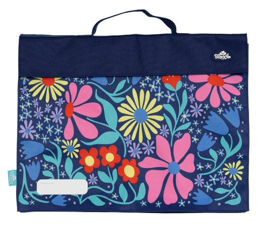 Spencil Library Bag - Flower Fun