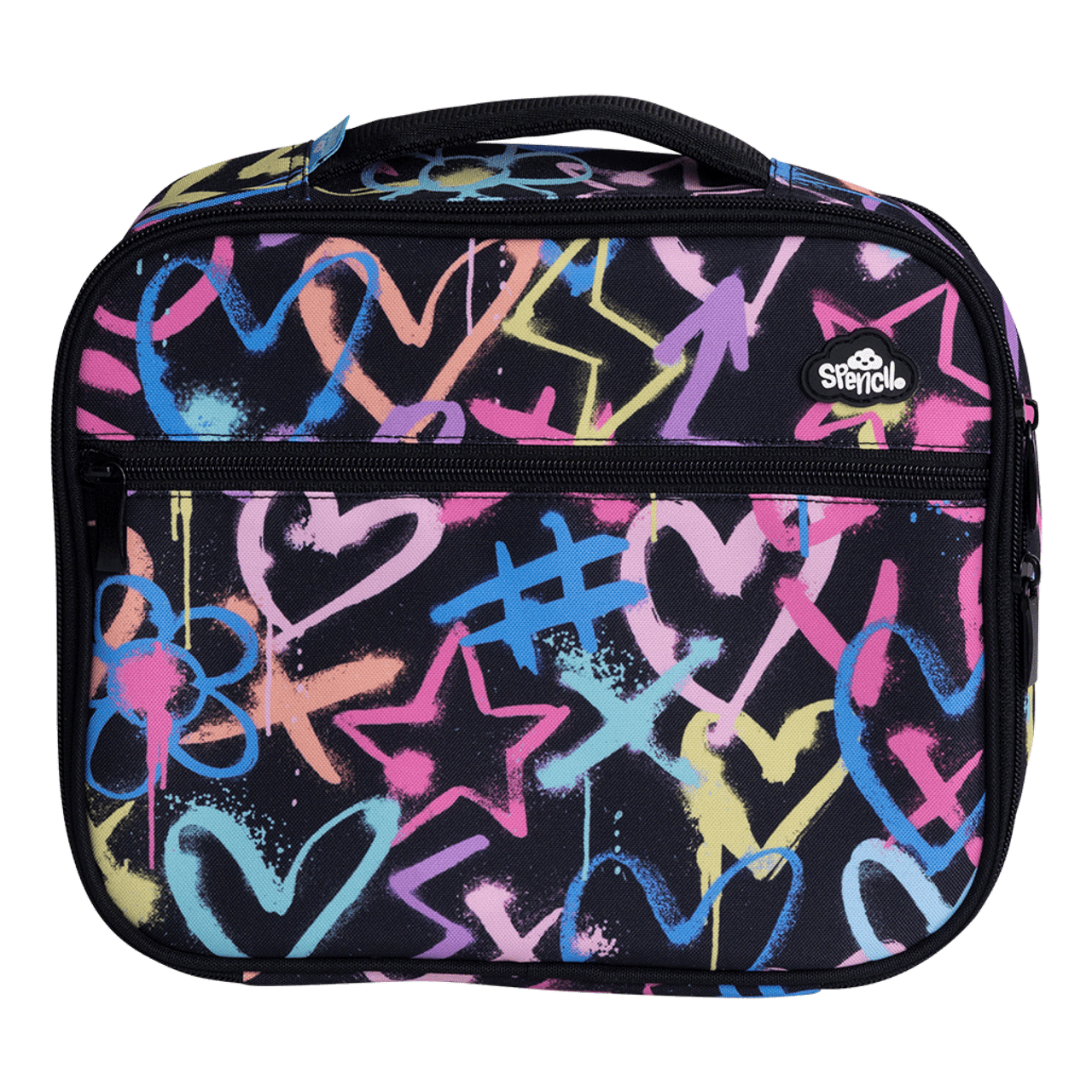 Spencil Big Cooler Lunch Bag Hearts & Crosses