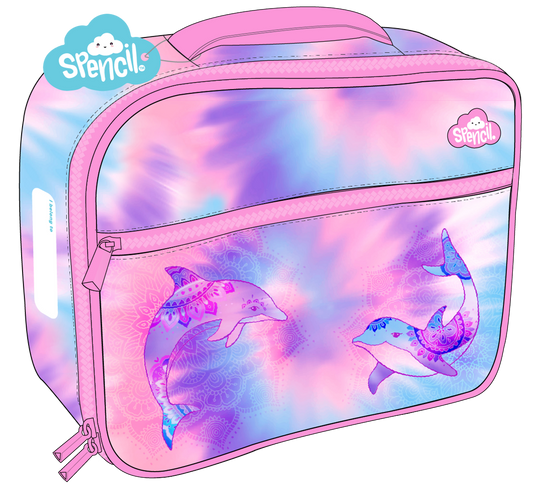 Spencil Big Cooler Lunch Bag Tie-Dye Splash