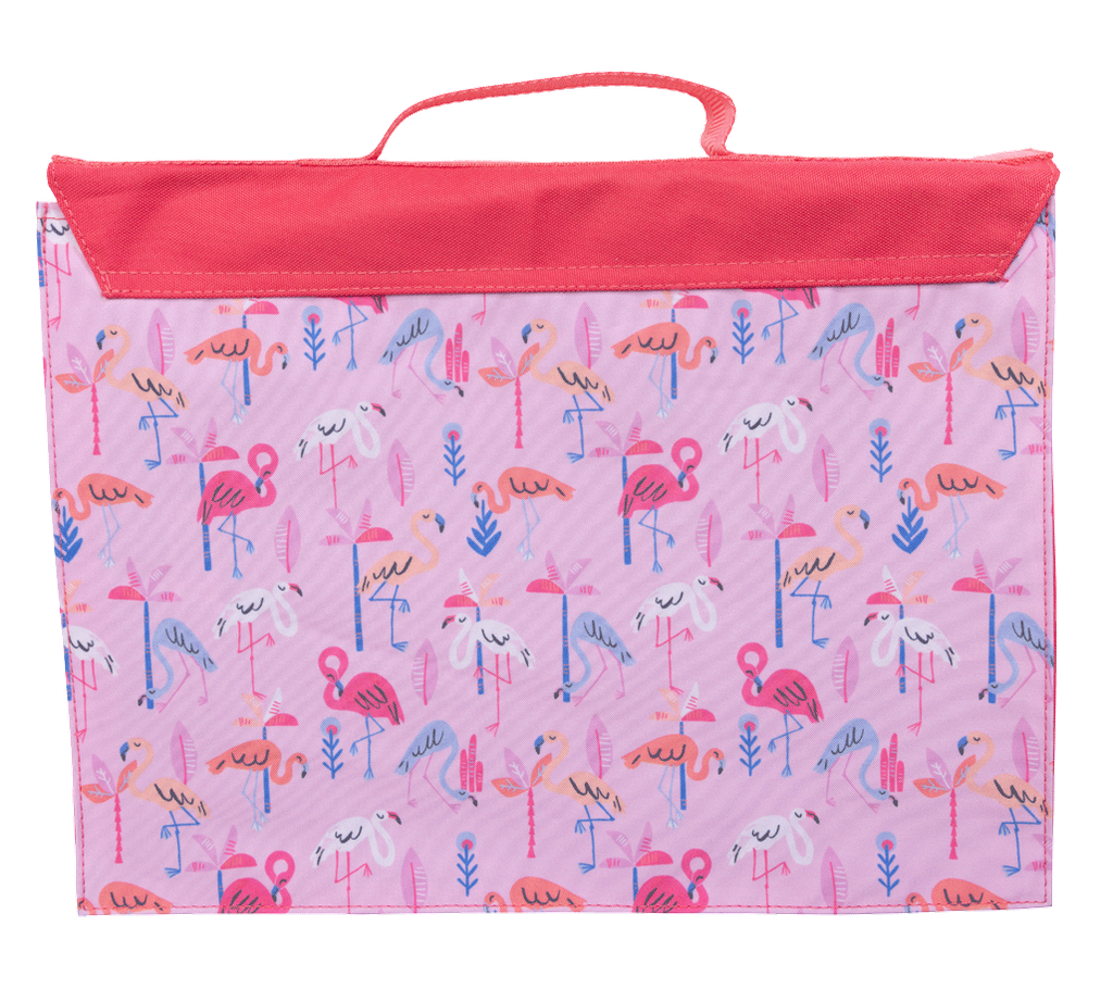 Spencil Library Bag - Flamingo Splash