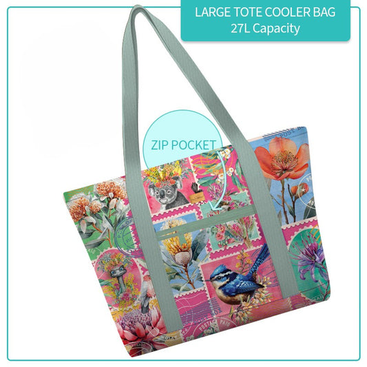 Large Tote Cooler Bag - Pretty Postage