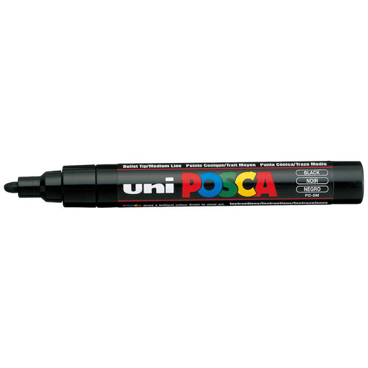 Marker Paint Uni Posca PC5M Bullet - Black