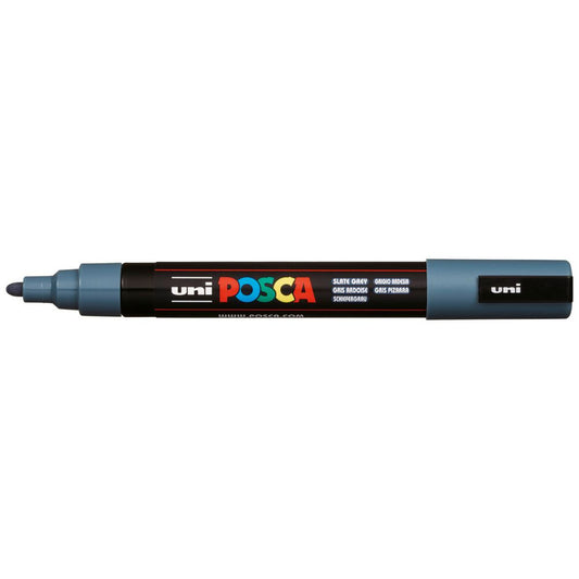 Marker Paint Uni Posca PC5M Bullet - Slate Grey