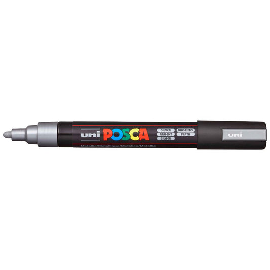 Marker Paint Uni Posca PC5M Bullet - Silver