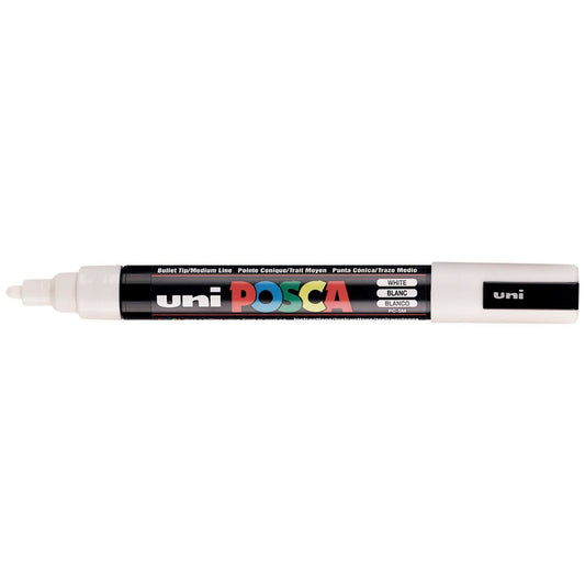Marker Paint Uni Posca PC5M Bullet - White