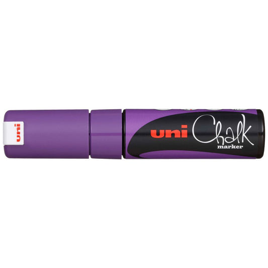 Marker Chalk Uni 8MM Chisel Tip - Violet