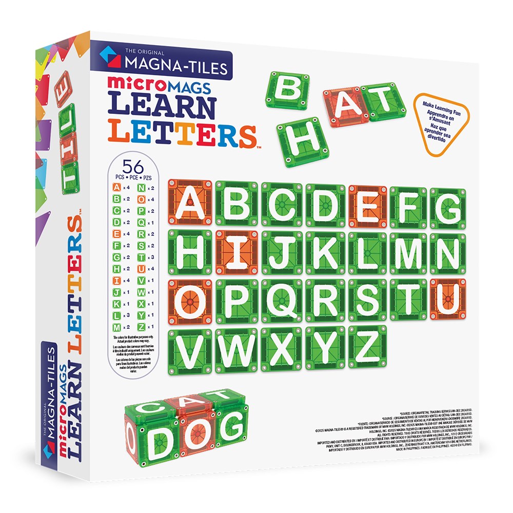 Magna-Tiles Learn Letters