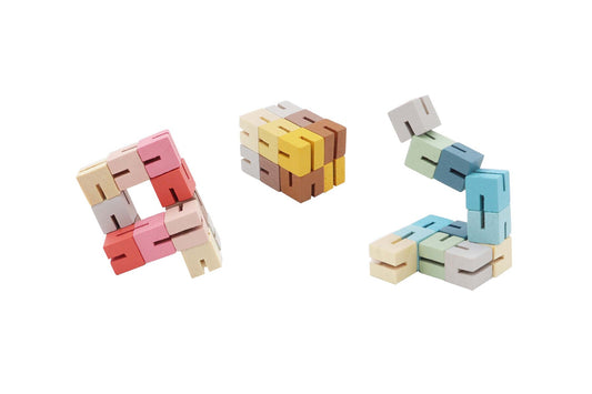 Twist & Lock Blocks (Assorted Colours)