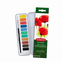 Watercolour Pan Derwent Academy 12 Colours