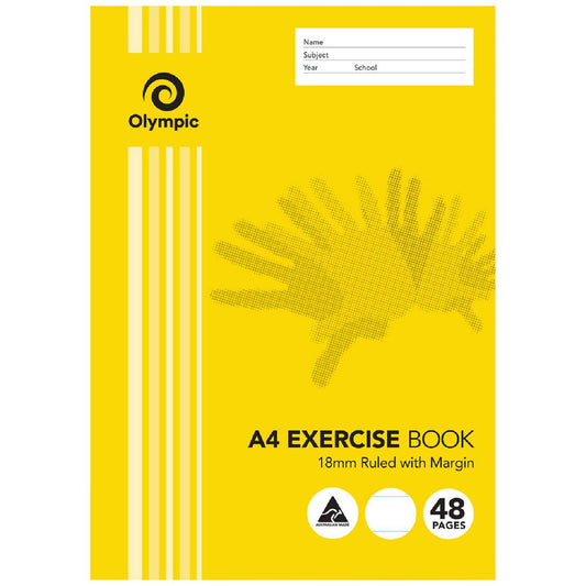 Exercise Book A4 Olympic Year 1 Ruled 48 Pages