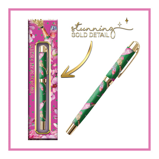 Pen in Gift Box - Champagne Poppers