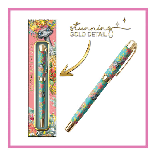 Pen in Gift Box - Happy Emu