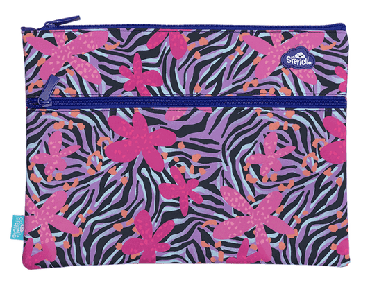 Spencil A4 Twin Zip Pencil Case Born to Be Wild