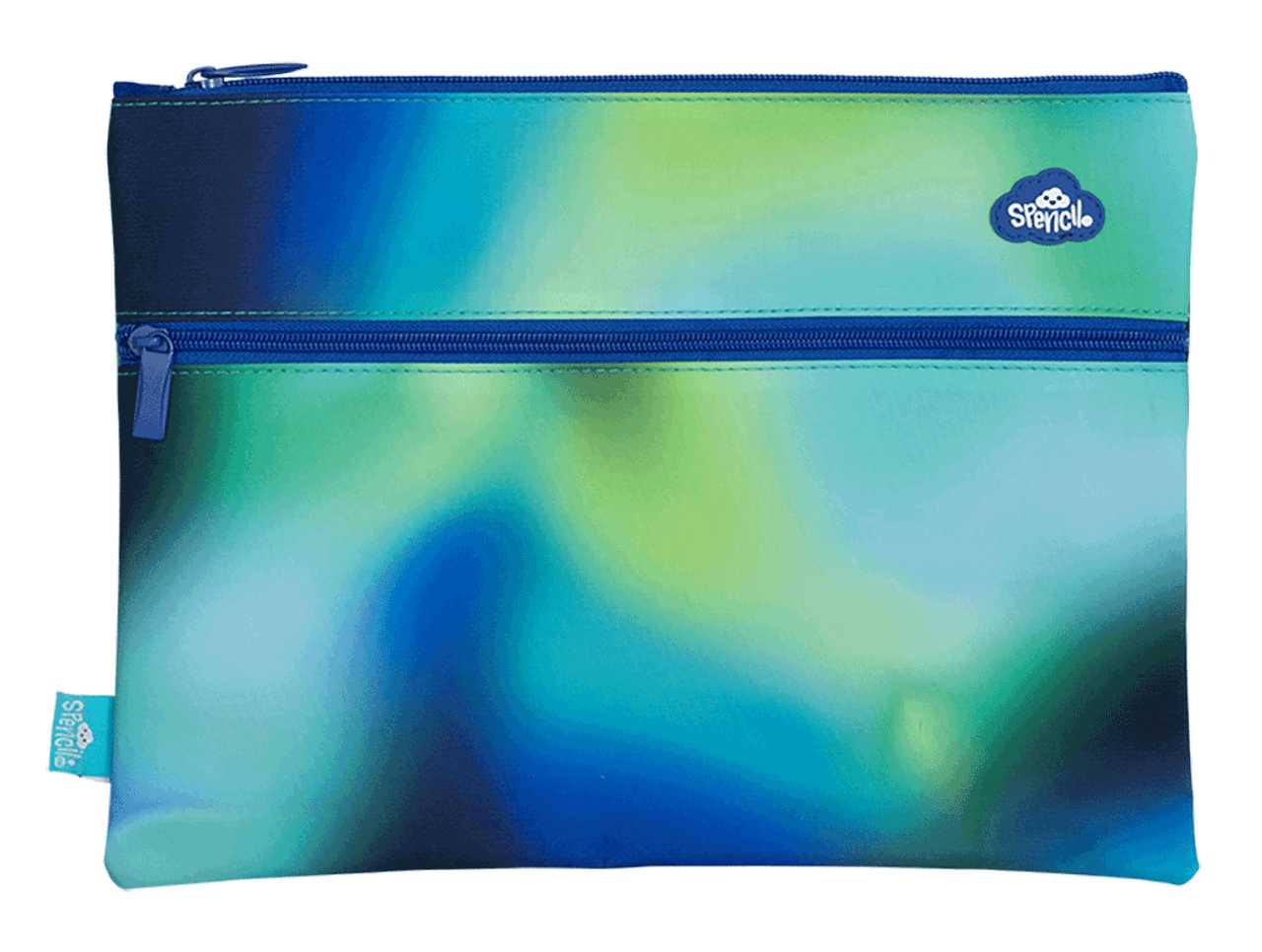 Spencil A4 Twin Zip Pencil Case Galactic Glow