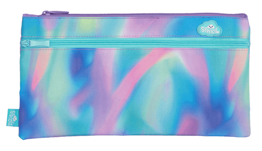 Spencil Twin Zip Pencil Case Aurora