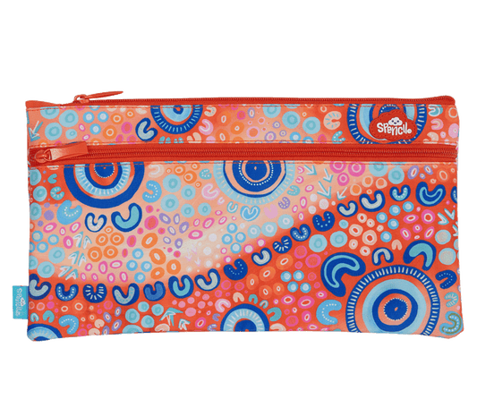 Spencil Twin Zip Pencil Case Ngootypoorteen