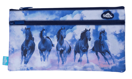 Spencil Twin Zip Pencil Case Sky Dancer