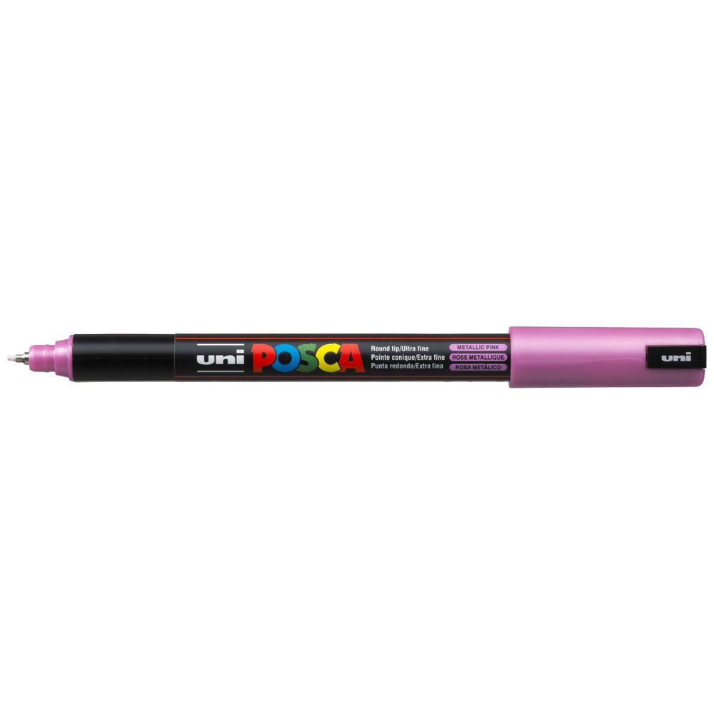 Marker Paint Uni Posca PC1MR N/POINT 0.7mm - Metallic Pink