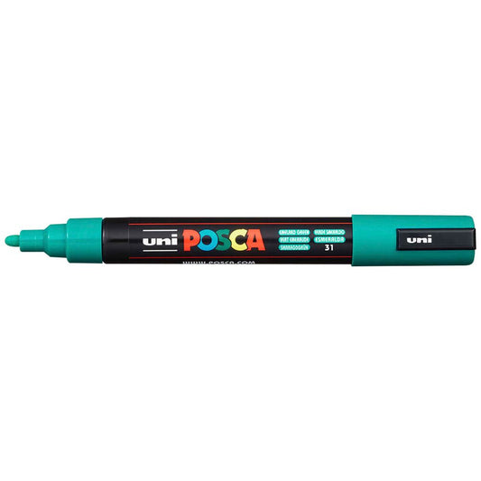 Marker Paint Uni Posca PC5M Bullet - Emerald Green