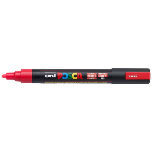 Marker Paint Uni Posca PC5M Bullet - Fluoro Red